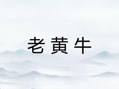 老黄牛