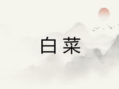 白菜