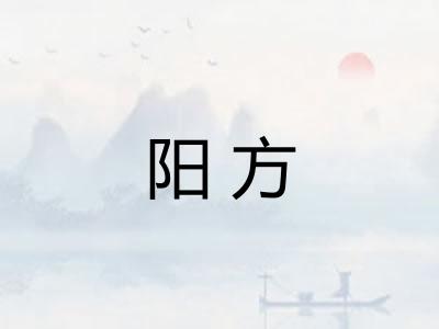 阳方