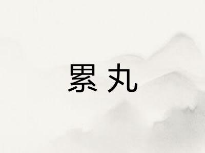 累丸