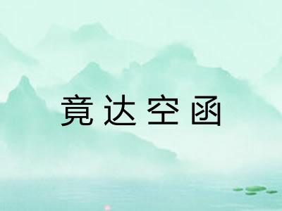 竟达空函