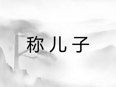 称儿子
