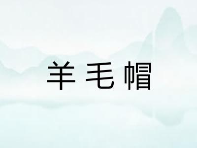 羊毛帽