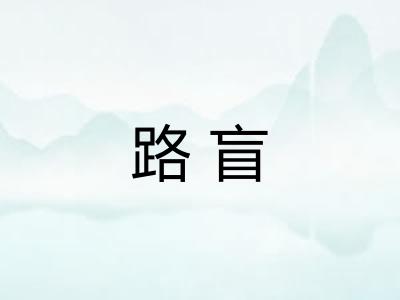 路盲