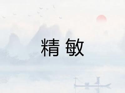 精敏