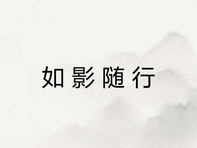 如影随行