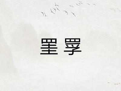 罣罦