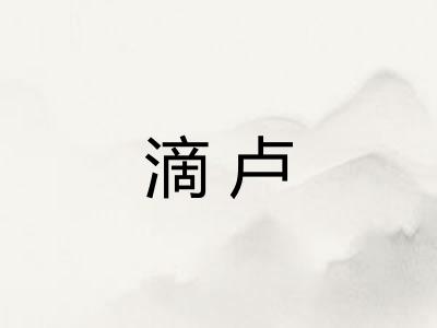 滴卢