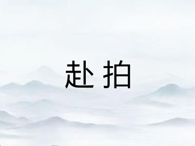 赴拍