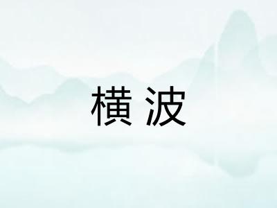 横波
