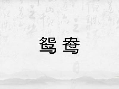 鸳鸯