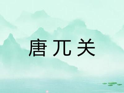 唐兀关