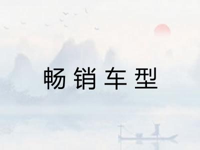 畅销车型