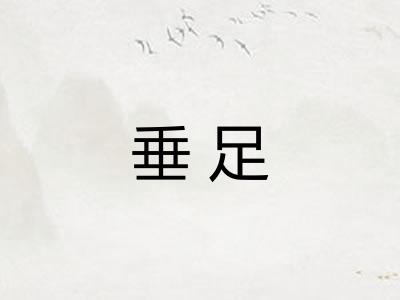 垂足