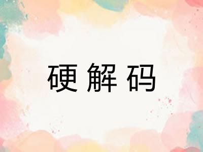 硬解码