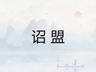 诏盟