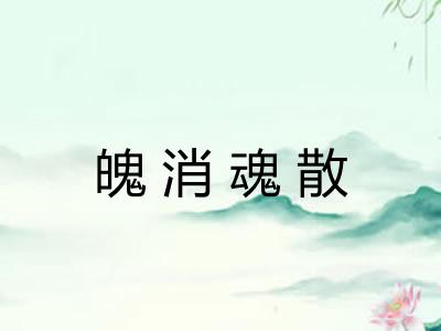 魄消魂散