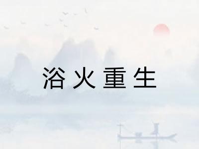 浴火重生