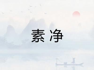 素净