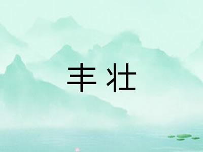 丰壮