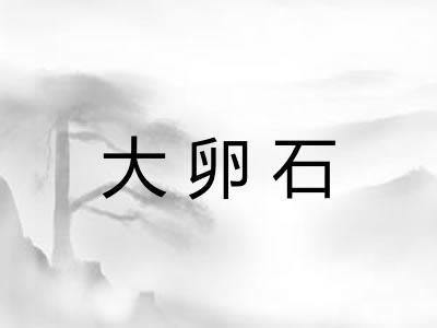 大卵石