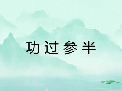 功过参半