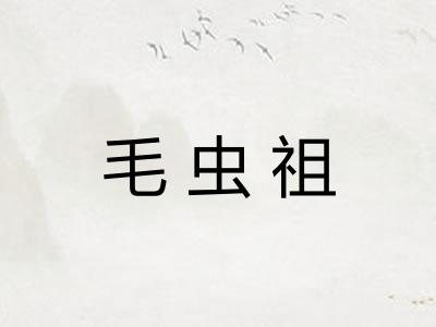 毛虫祖