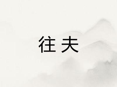 往夫