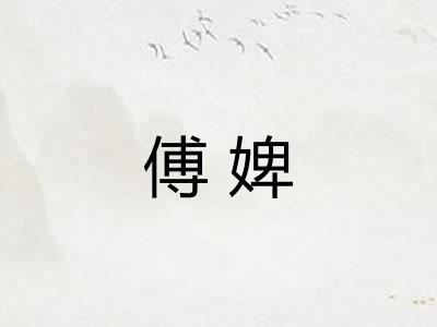 傅婢