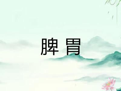 脾胃