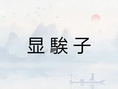 显騃子