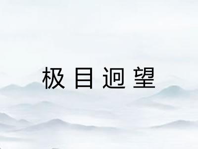 极目迥望