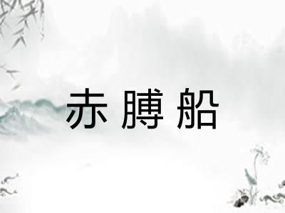 赤膊船