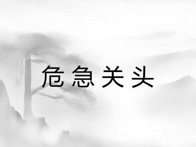 危急关头