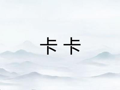 卡卡