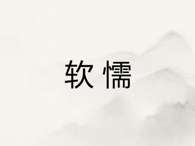 软懦