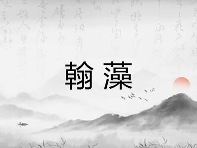 翰藻