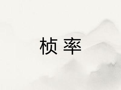 桢率