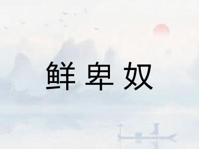 鲜卑奴