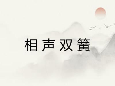 相声双簧