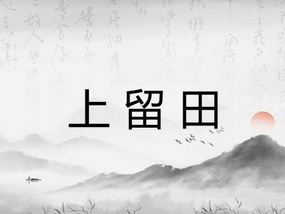 上留田