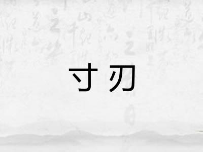 寸刃