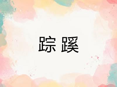 踪蹊