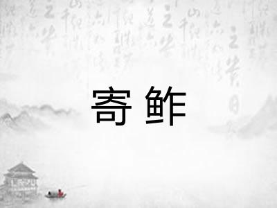 寄鲊