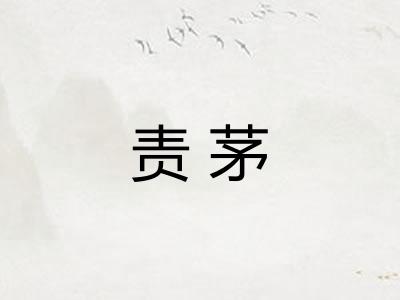 责茅