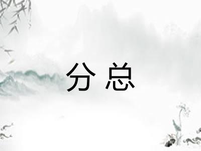 分总