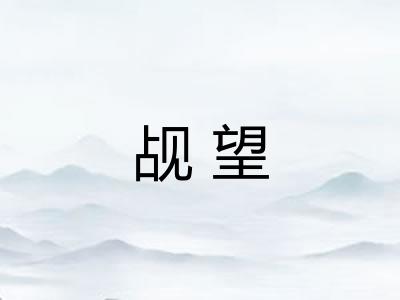 觇望