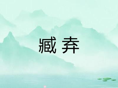 臧弆