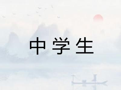 中学生