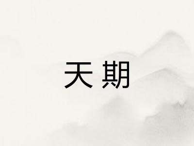 天期
